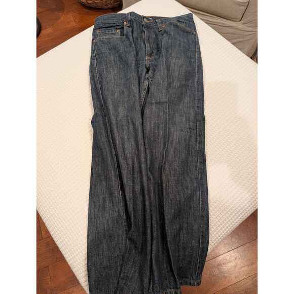 Levi’s 569 Jeans – Size 33x32, Loose Straight Fit, Dark Wash, Made in Mexico - Picture 1 of 5